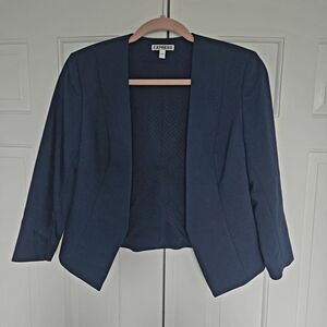 Express Women's Dark Navy Open-Front Blazer